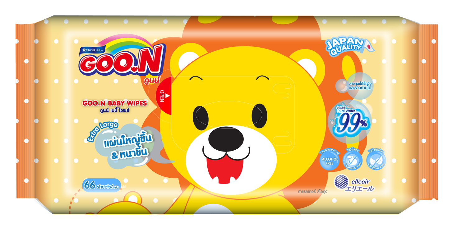 GOO.N Baby Wipes Extra Large Pack 66's [0010]